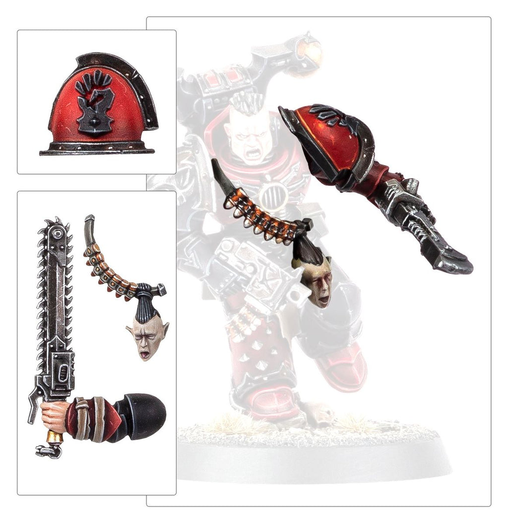 Chaos Space Marines: Red Corsairs Upgrades and Transfers