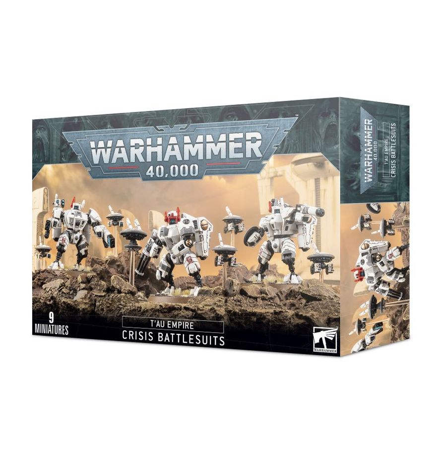 T’au Empire: XV8 Crisis Battlesuit Team