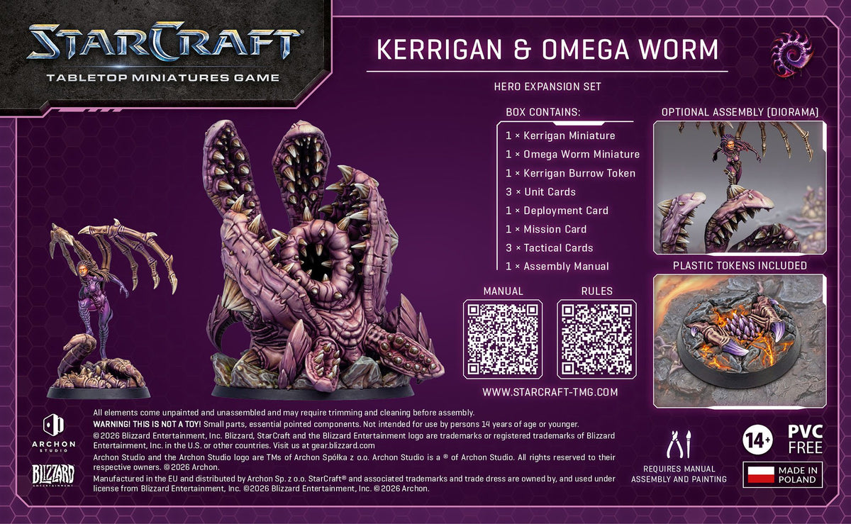 StarCraft TMG: Zerg Hero - Kerrigan & Omega Worm