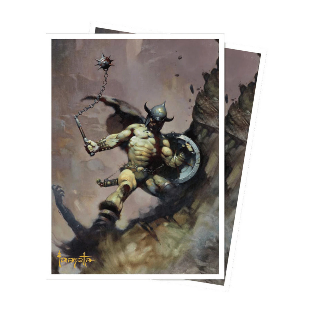 Ultra Pro Sleeves: AEPX - Frank Frazetta - Warrior with Ball and Chain (105ct)