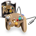 Wired Controller (Gold) (Game Cube/Wii/Wii U)