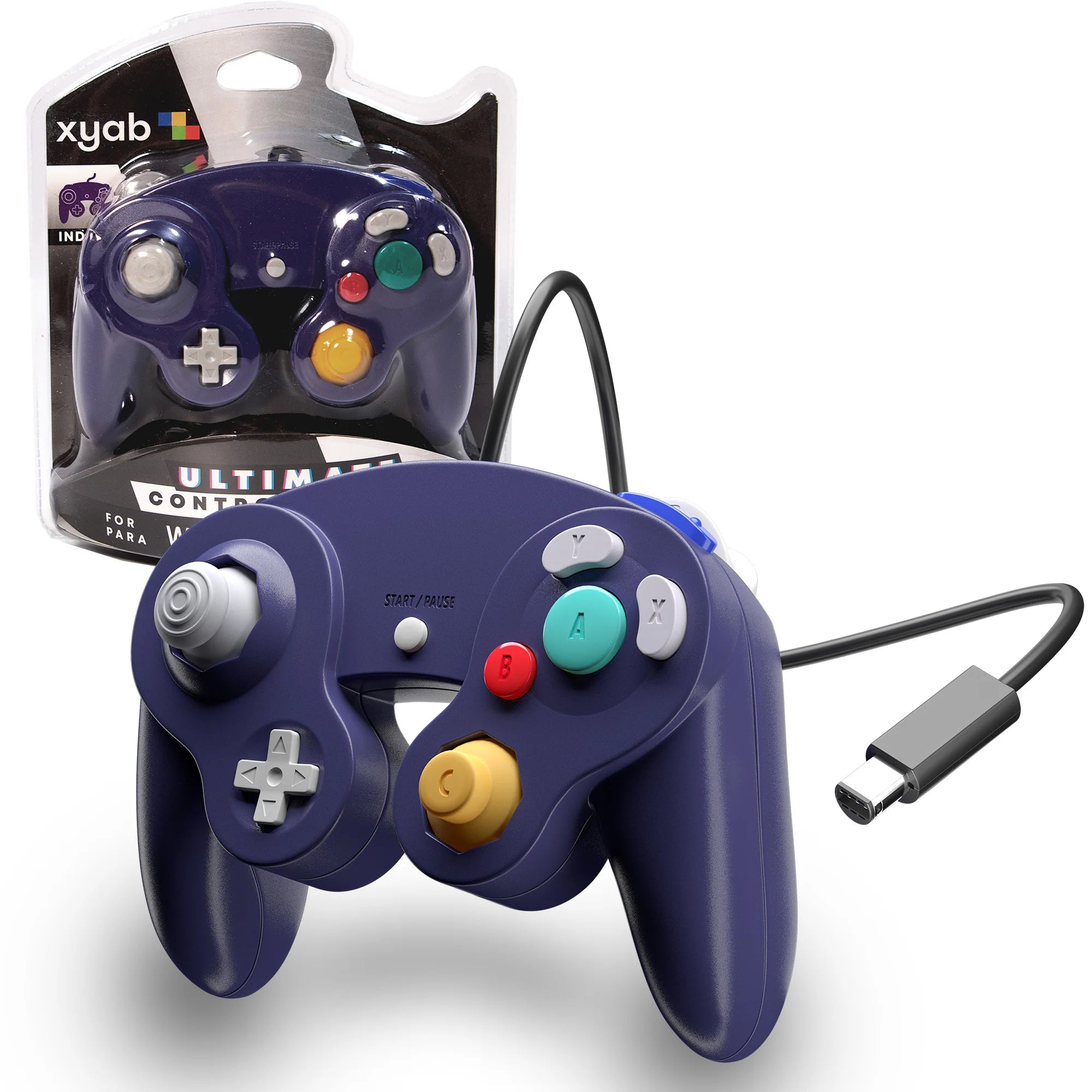 Wired Controller (Purple) (Game Cube/Wii/Wii U)