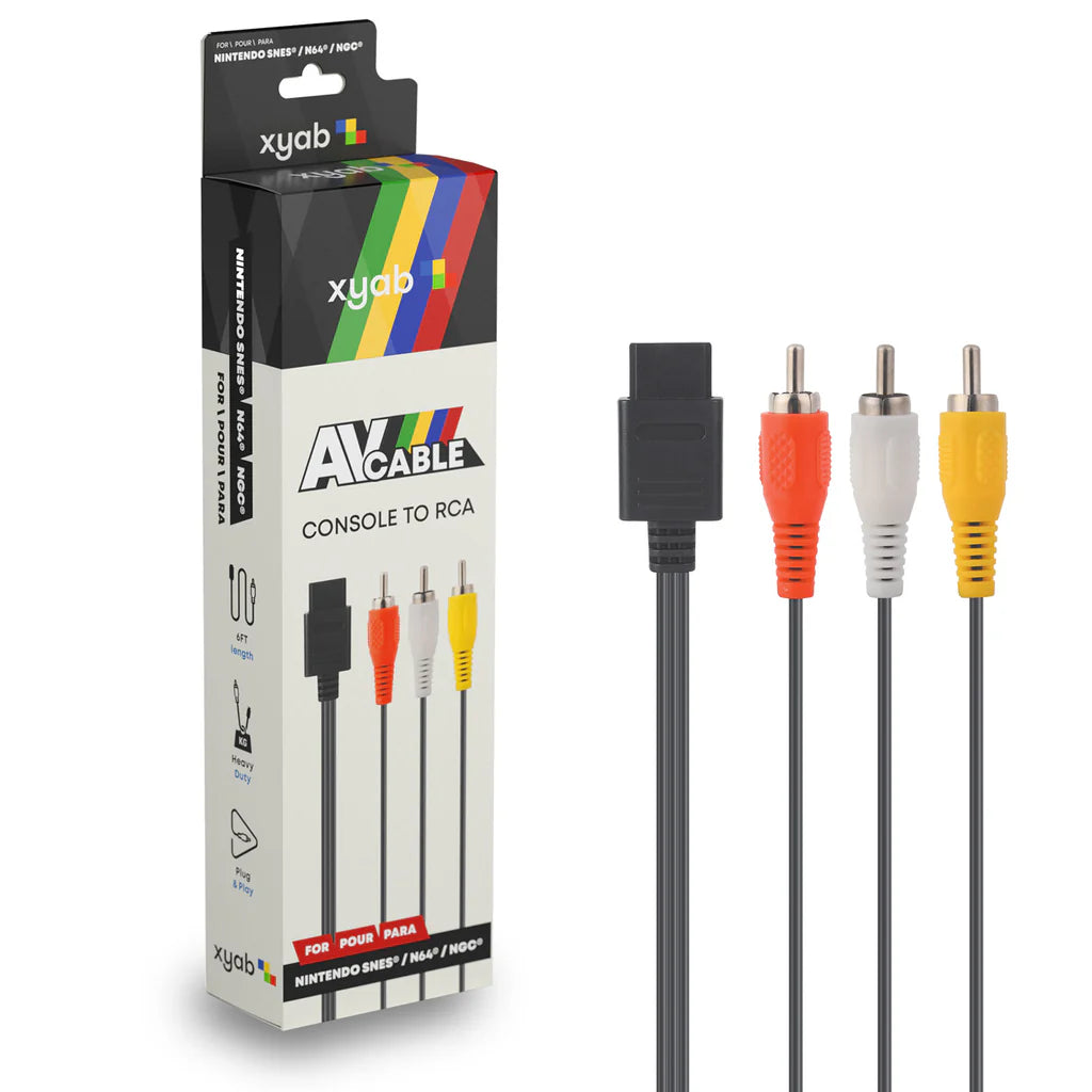 AV Composite Cable (SNES/N64/Game Cube)