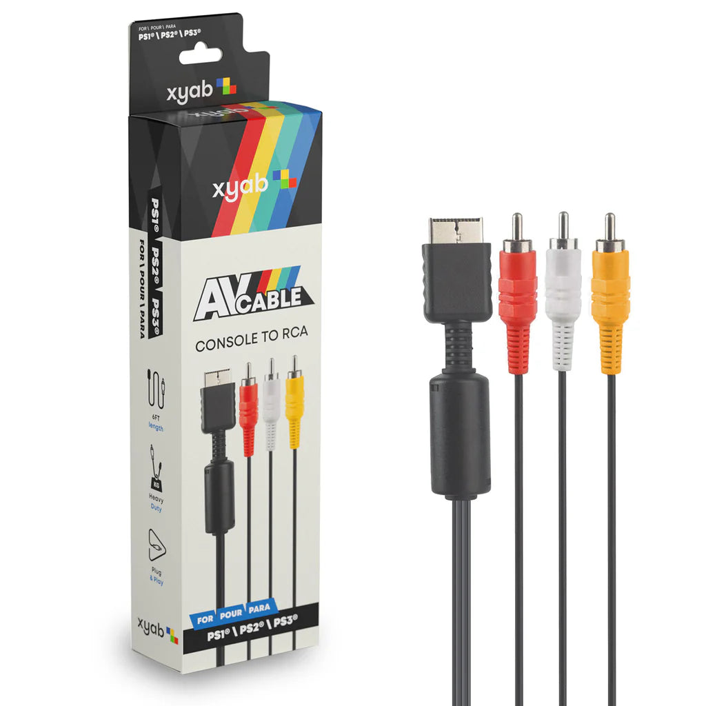 AV Composite Cable (PS1/PS2/PS3)