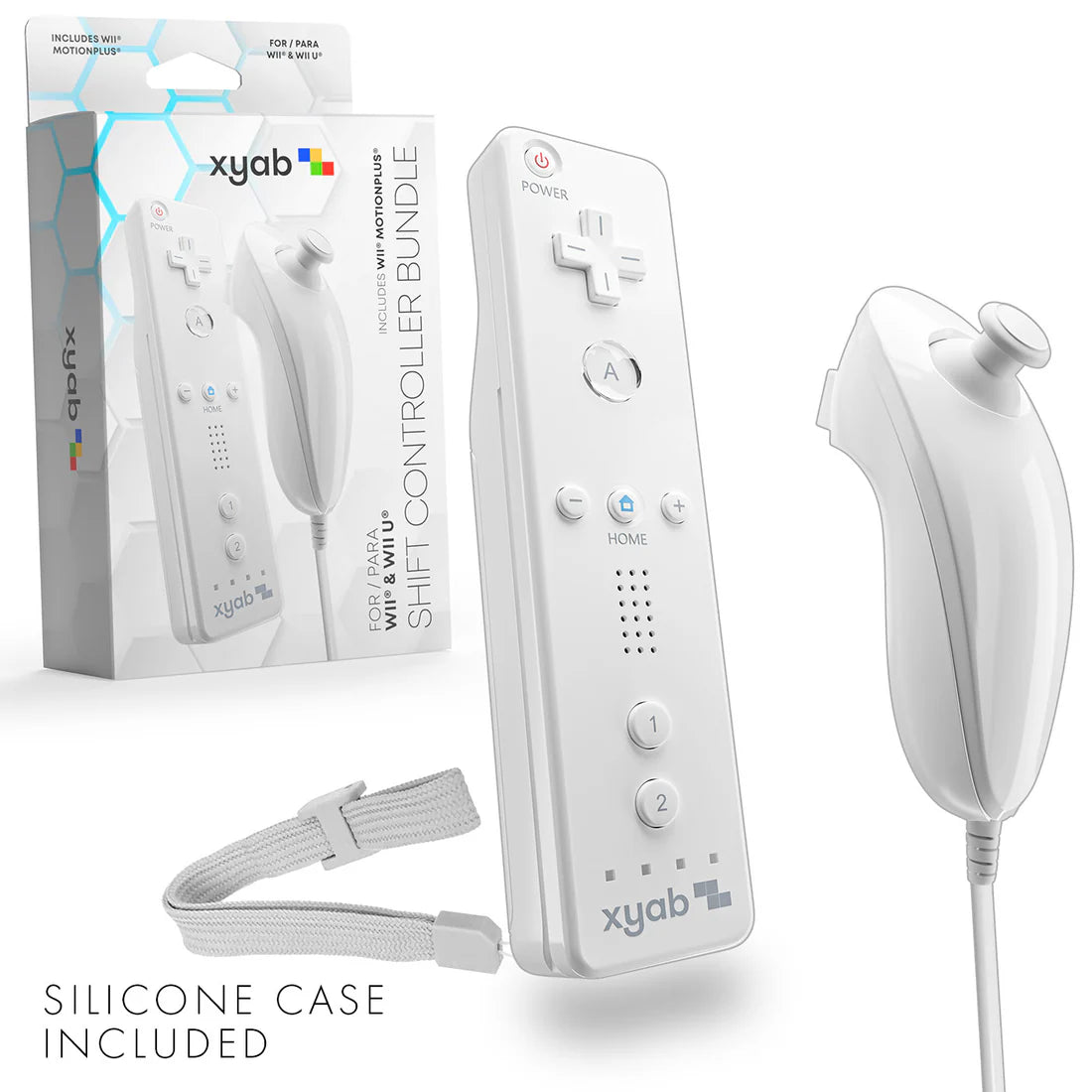 SHIFT Wireless Controller Bundle (White) (Wii/Wii U)