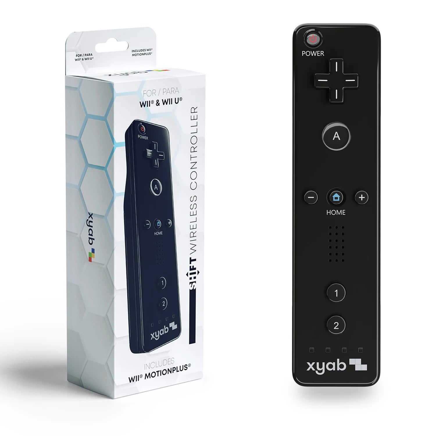 Wireless Controller (MOTION PLUS) (Black) (Wii/Wii U)